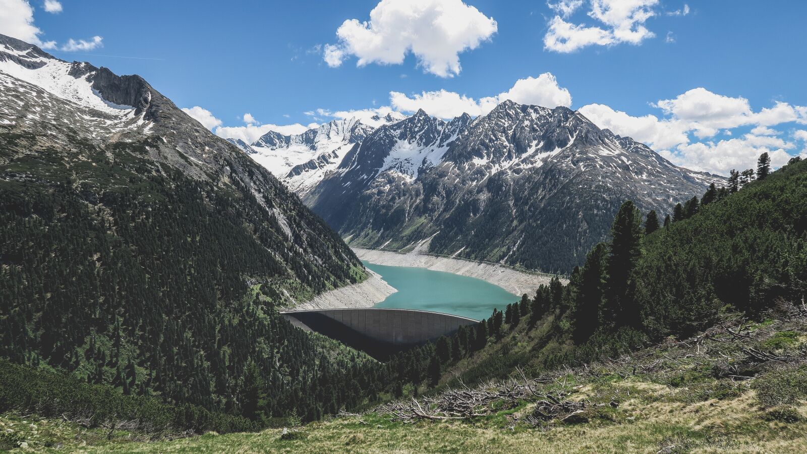 Canon PowerShot G7 X sample photo. Alpine, clouds, dam photography