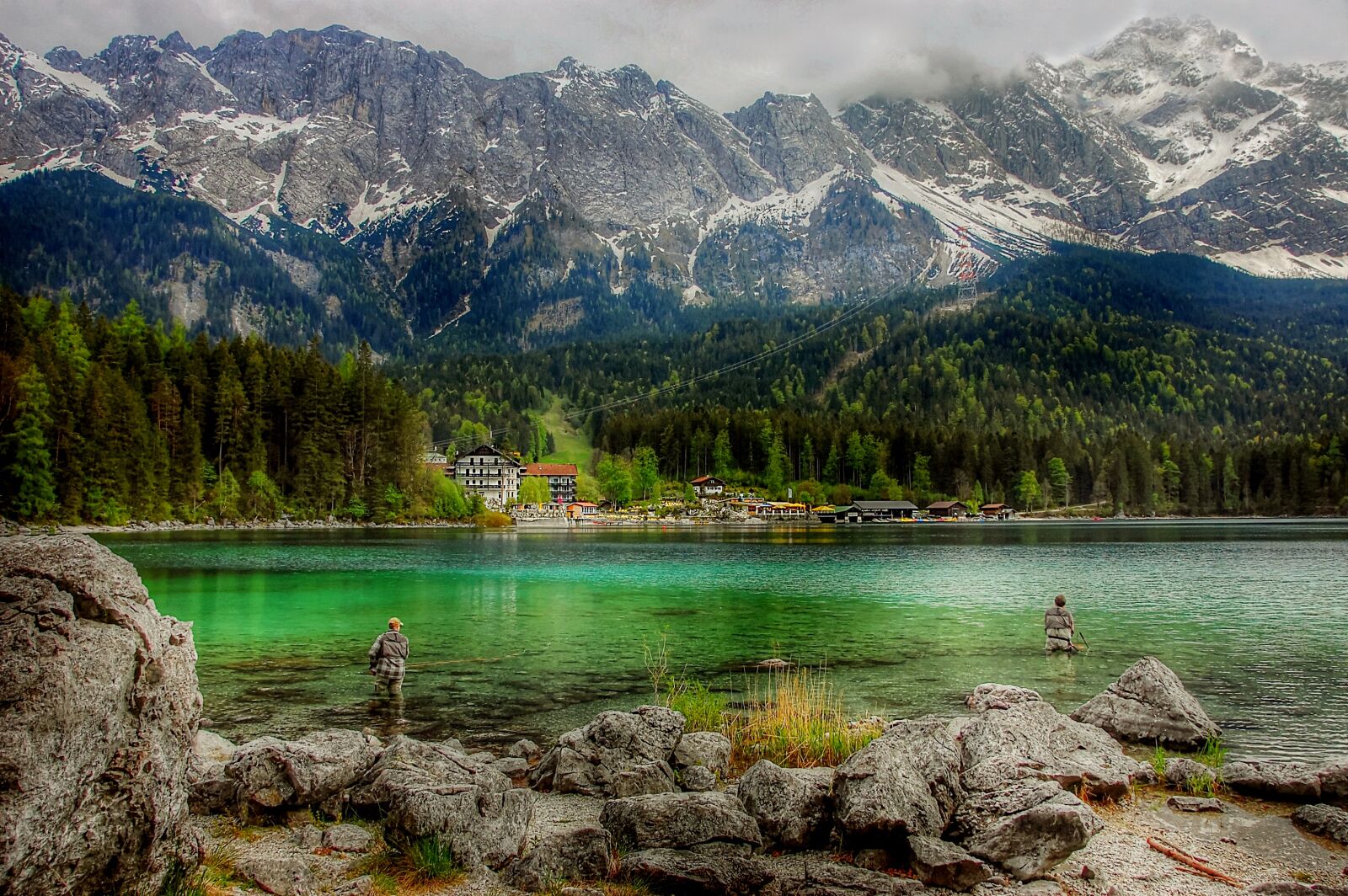 Nikon D40 sample photo. Eibsee, zugspitze, bavaria photography
