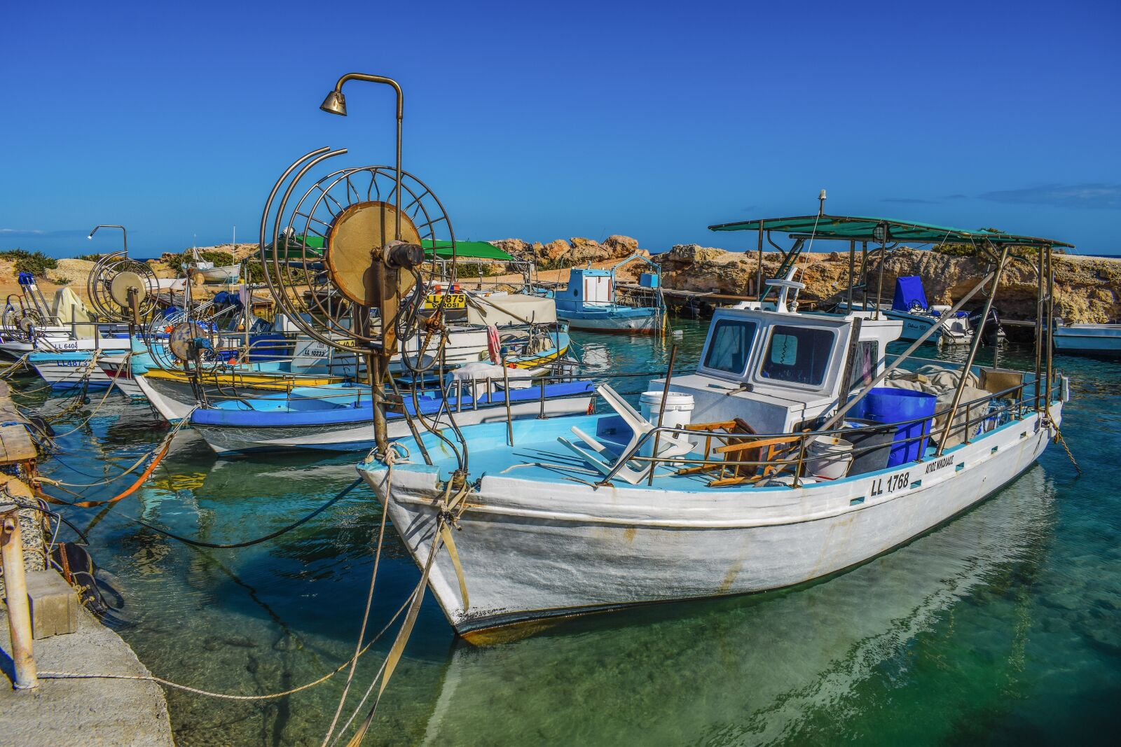 Nikon D3300 sample photo. Cyprus, protaras, fishing shelter photography