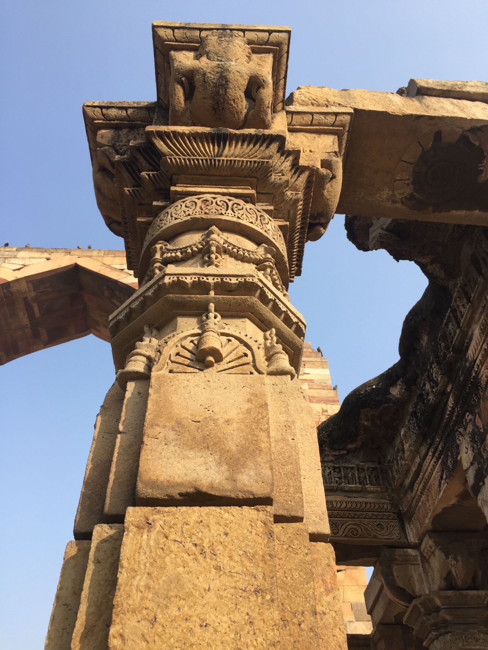 Apple iPhone 6 sample photo. Kutub minar, ancient, structure photography