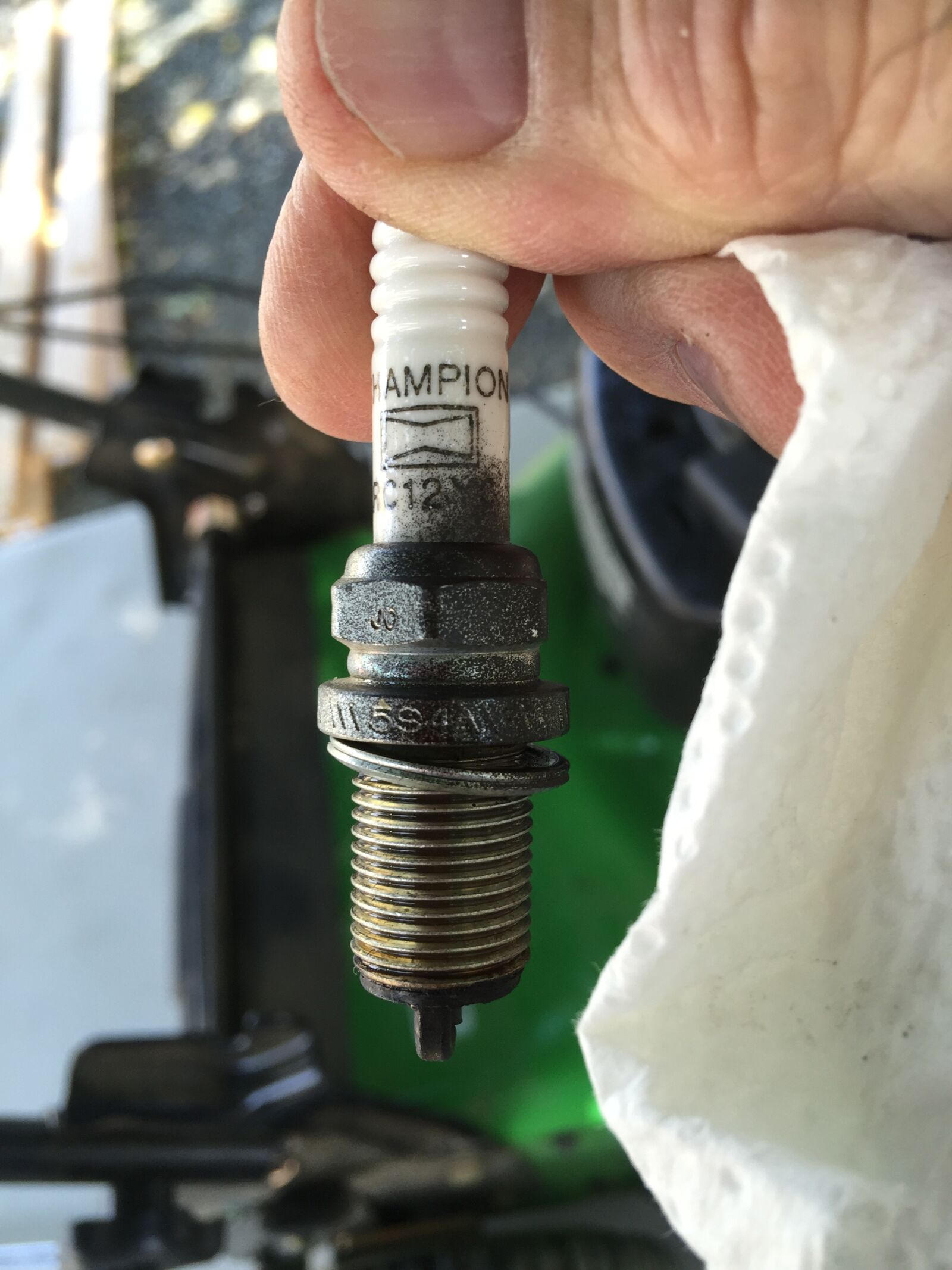 iPhone 6 Plus back camera 4.15mm f/2.2 sample photo. Spark plug, automotive, mechanic photography