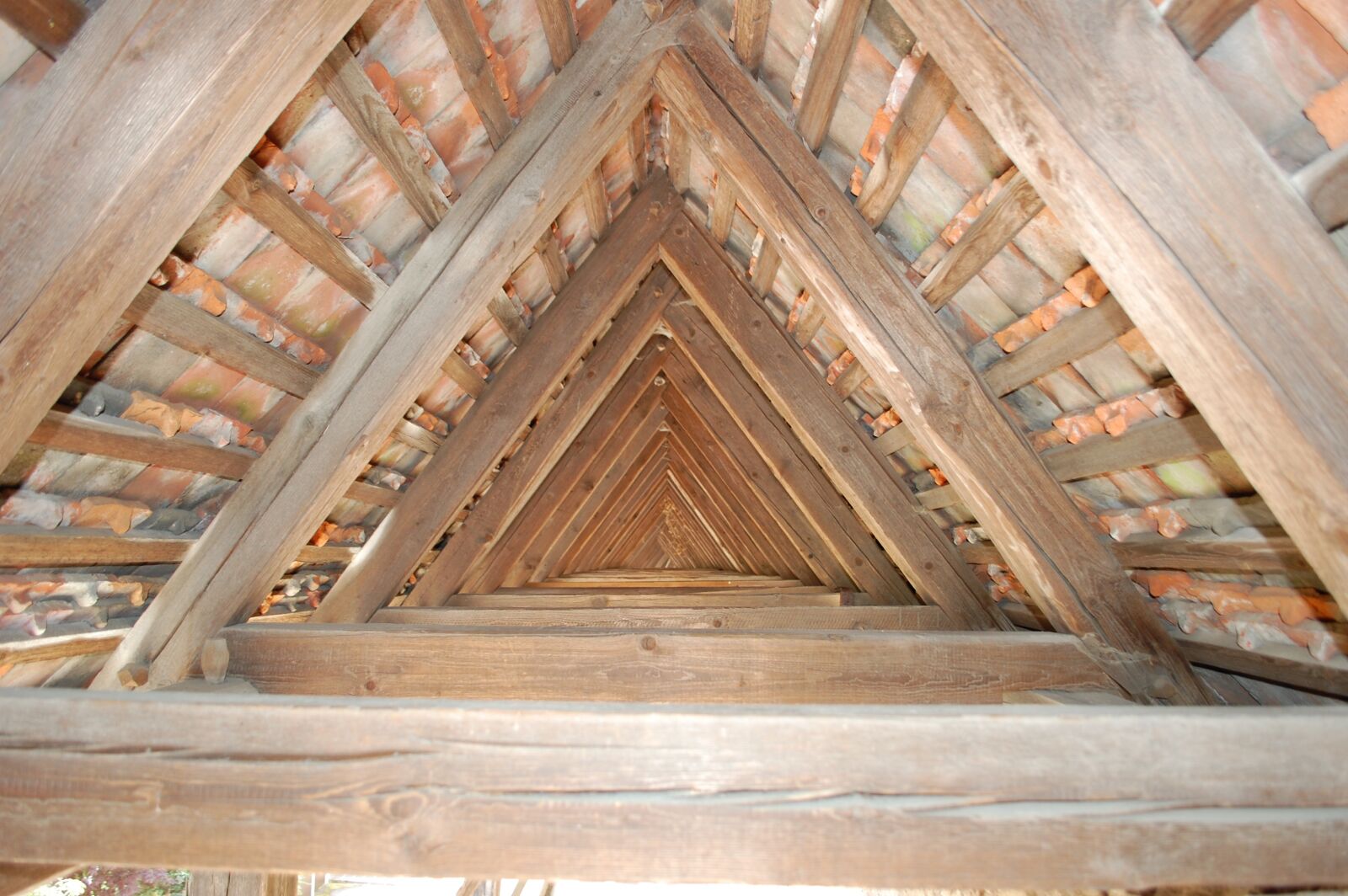 Nikon D40 sample photo. Roof, under the roof photography