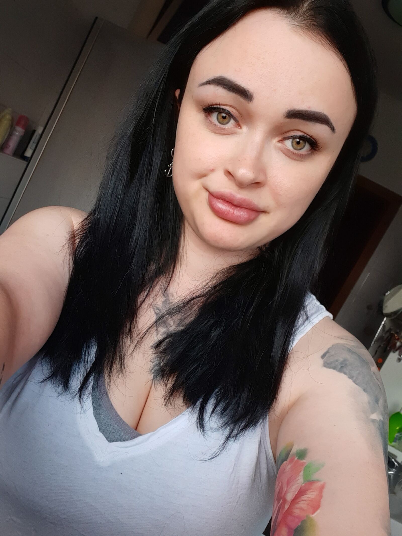 Samsung Galaxy A50 sample photo. Beauty, tattoo, girl photography