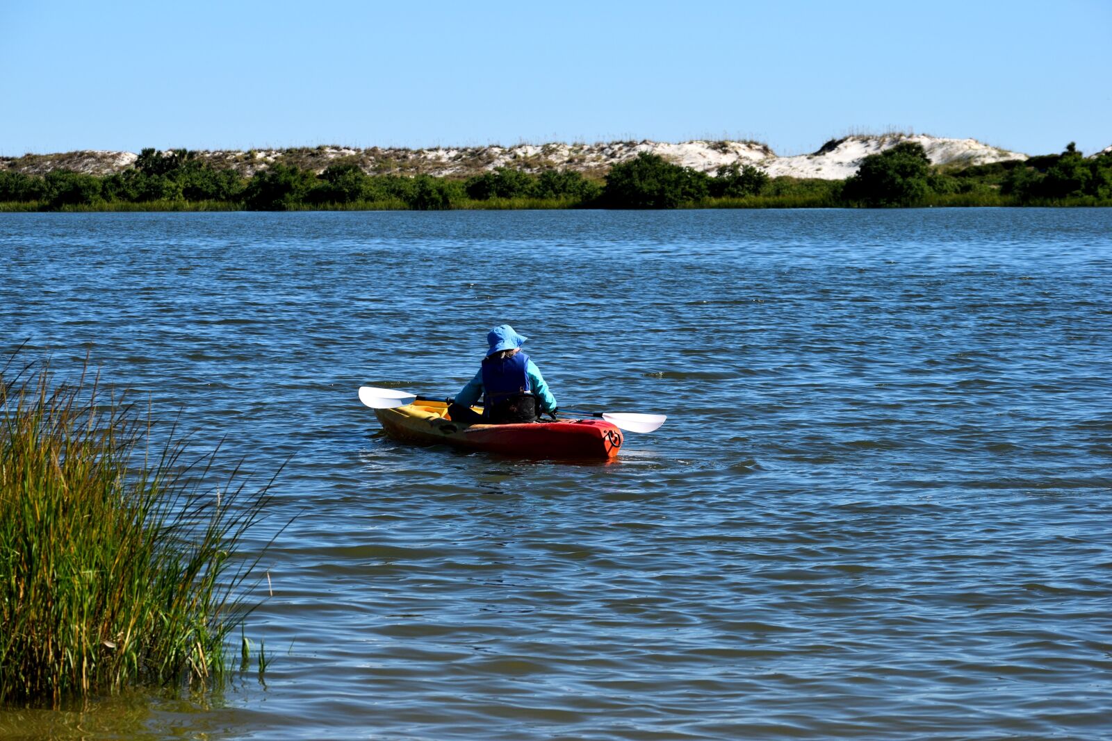 Nikon D3300 sample photo. Kayak, person, water photography