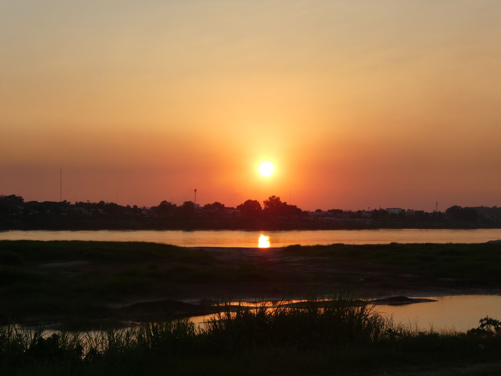 Panasonic DMC-TZ81 sample photo. Sunset, laos, landscape photography