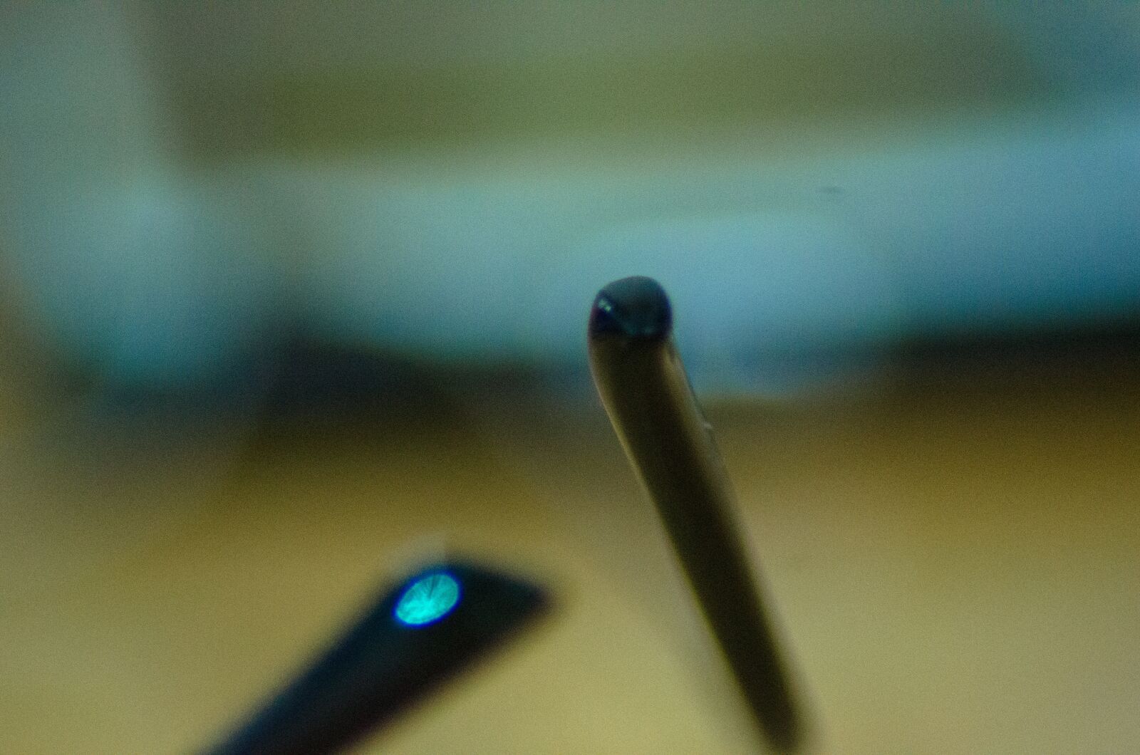 Nikon D7000 sample photo. Abstract, glass leg, blur photography