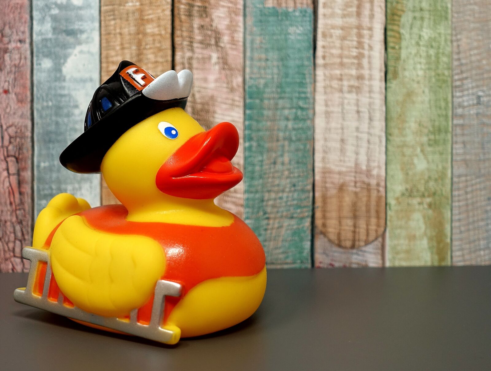 Sony DSC-RX100M5 sample photo. Rubber duck, fire fighter photography