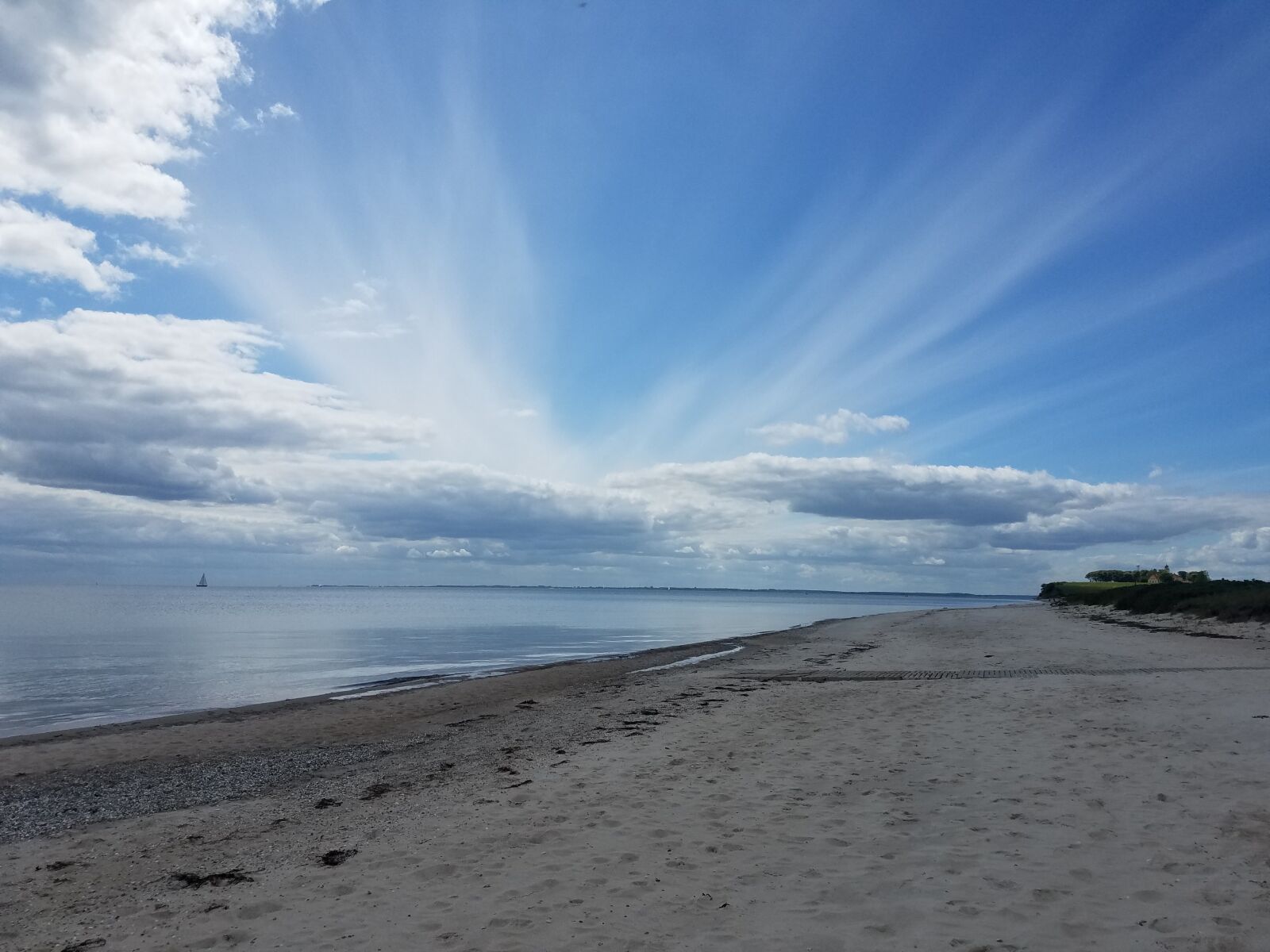 Samsung Galaxy S7 sample photo. Baltic sea, sea, sky photography