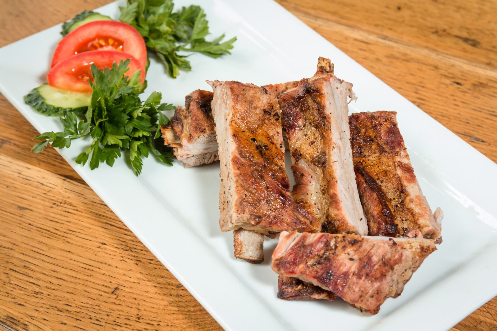 Canon EOS 60D sample photo. Meat, pork, ribs photography