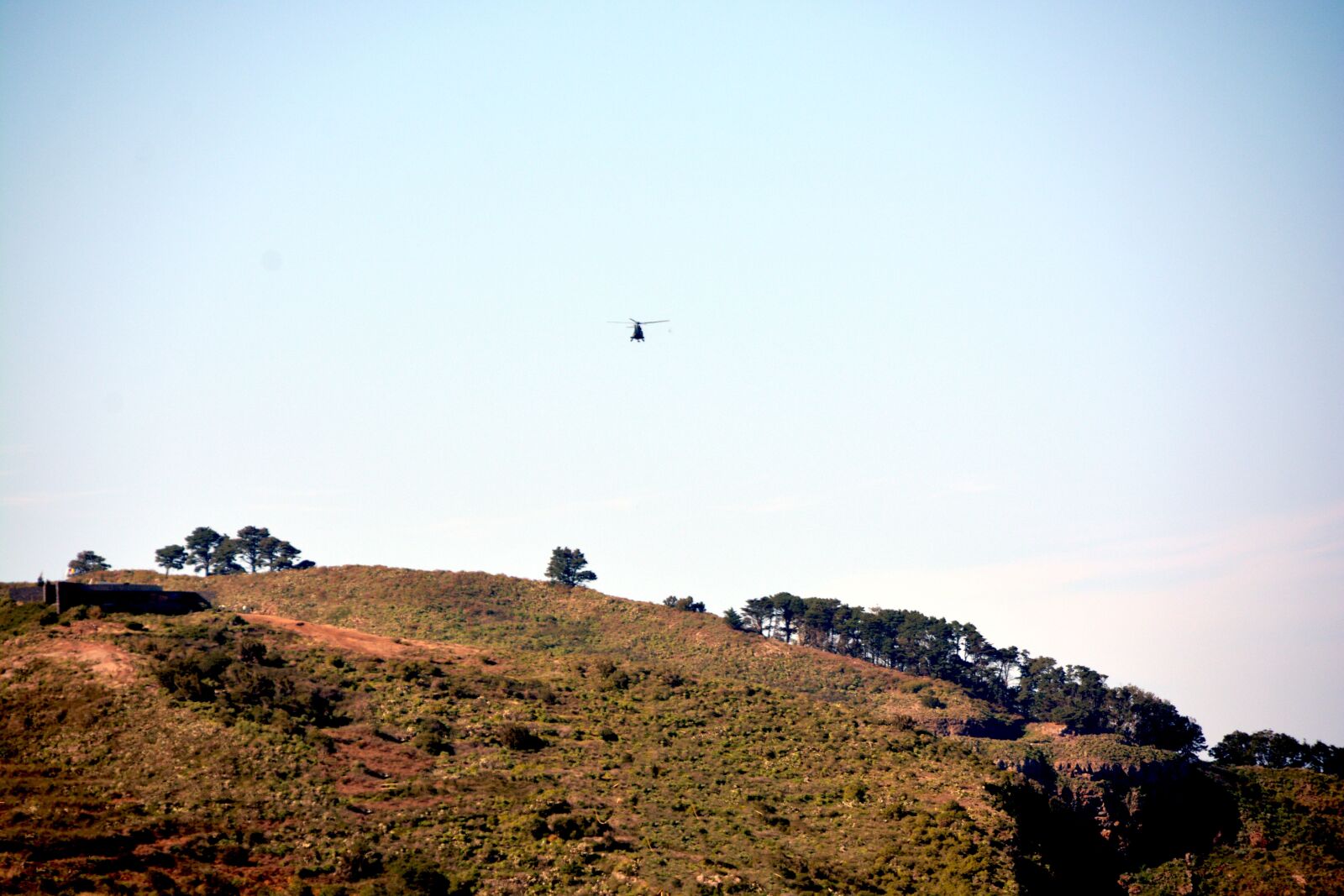 Nikon D7100 sample photo. Mountain, hill, helicopter photography