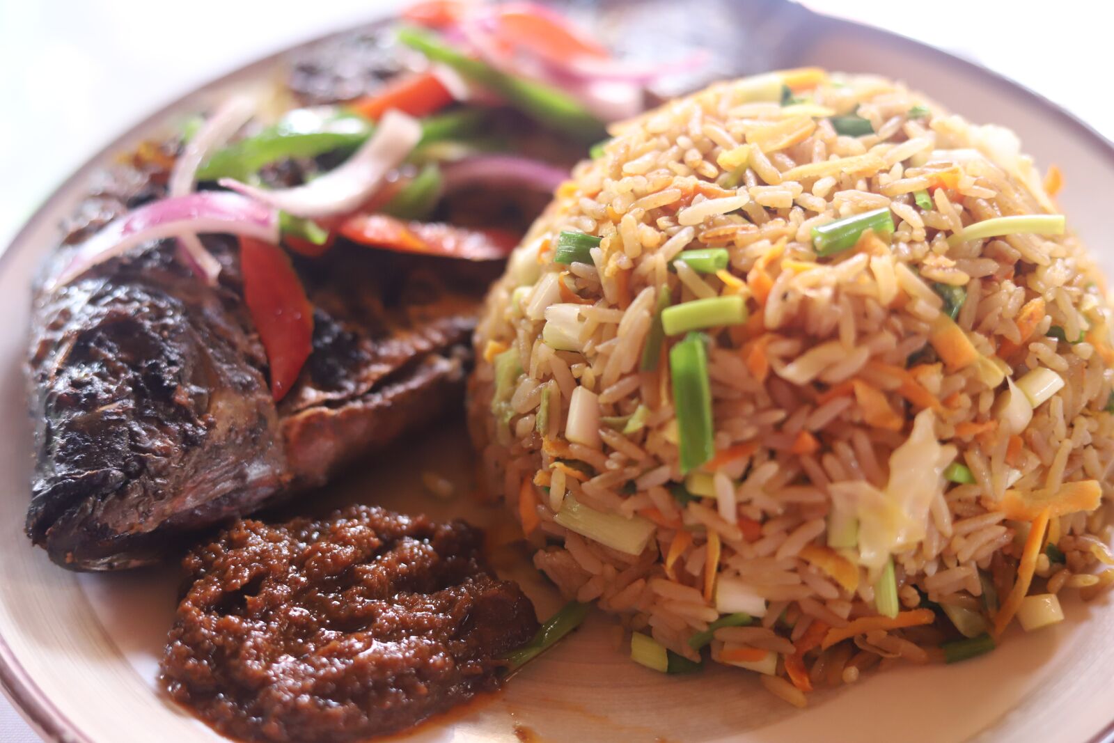 Canon EOS 6D Mark II sample photo. Jollof, jollof rice, ghanaian photography