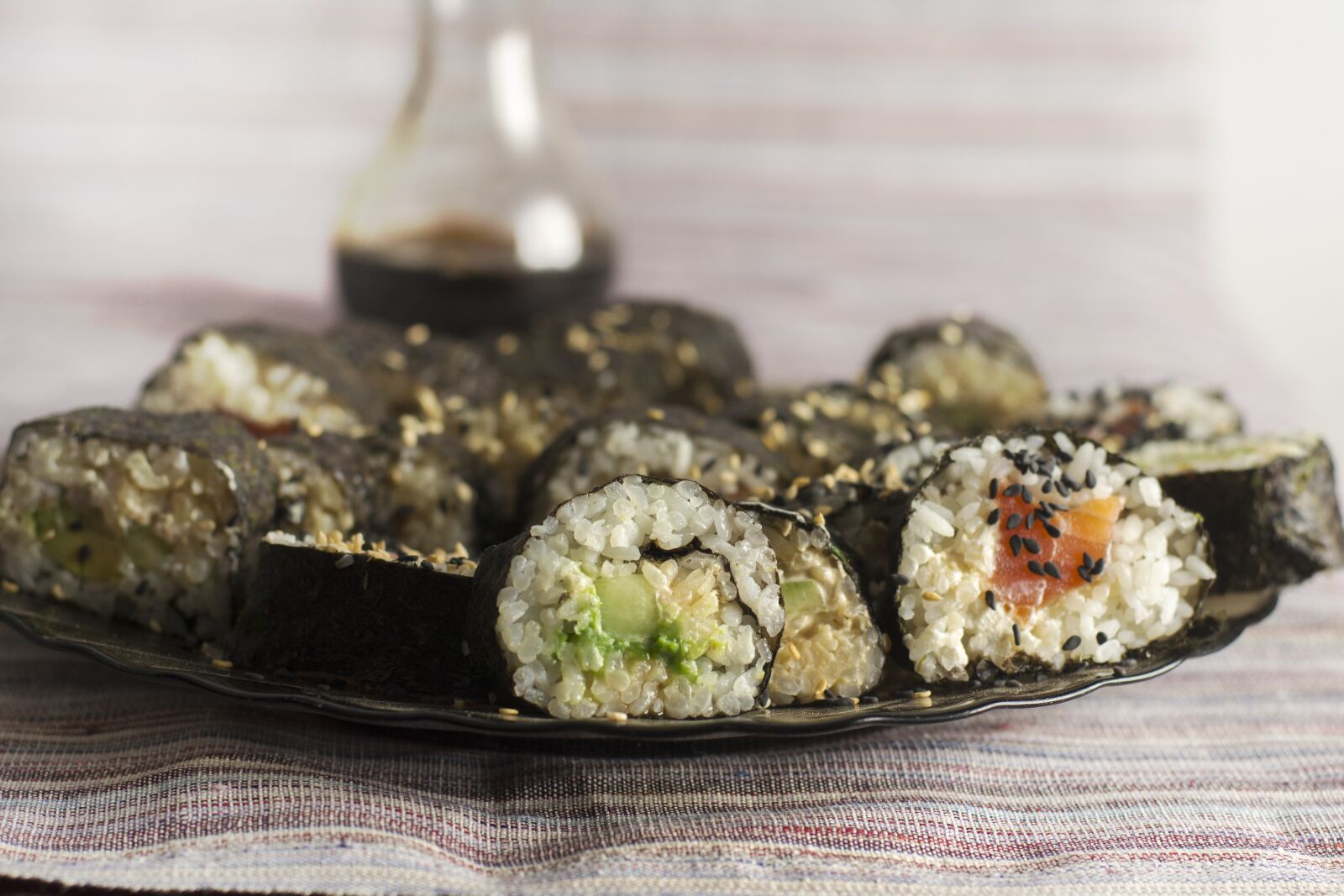 Nikon D3100 sample photo. Food, seafood, sushi photography