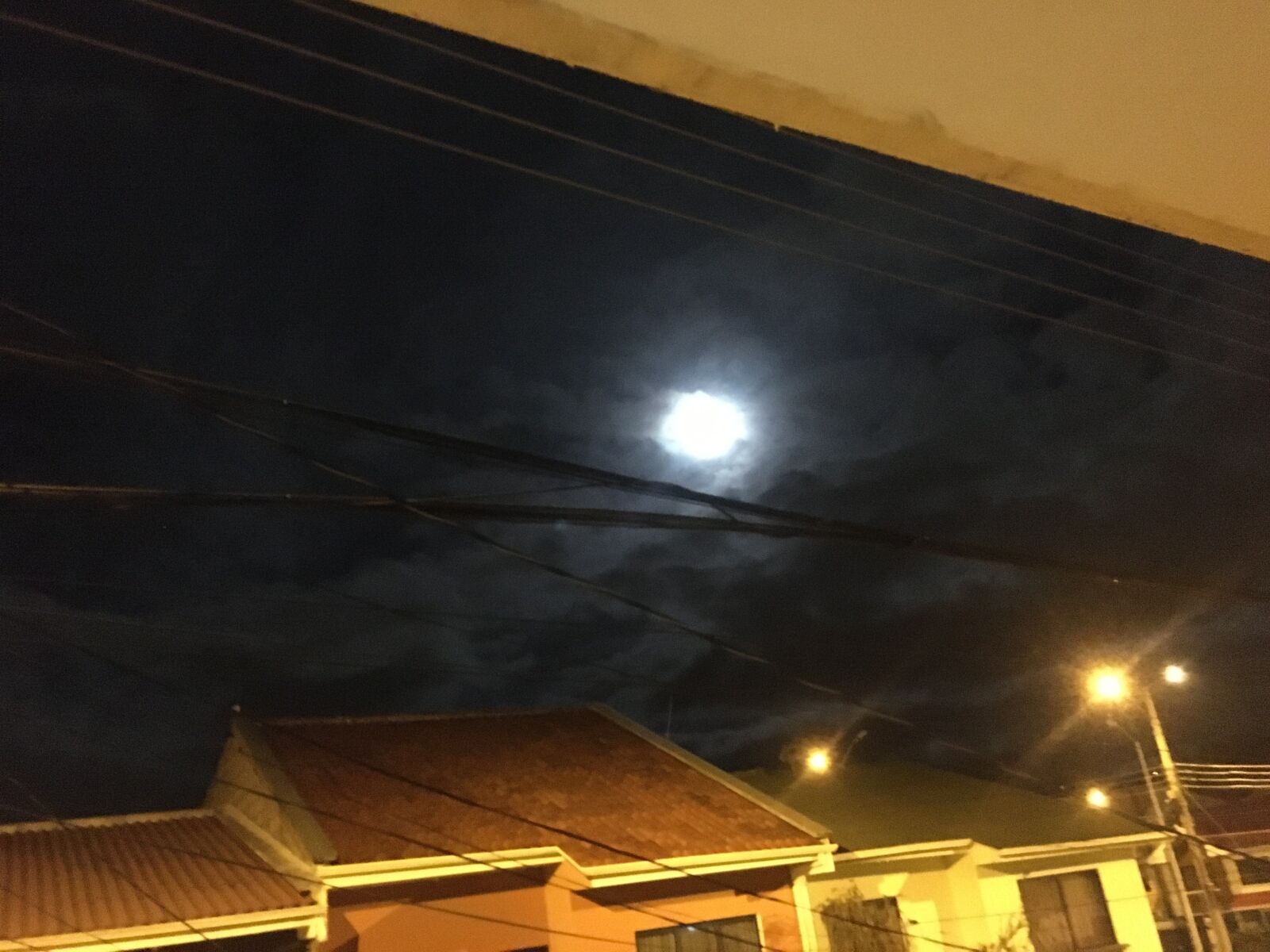 Apple iPhone 6s sample photo. Dusk, moon, sky photography