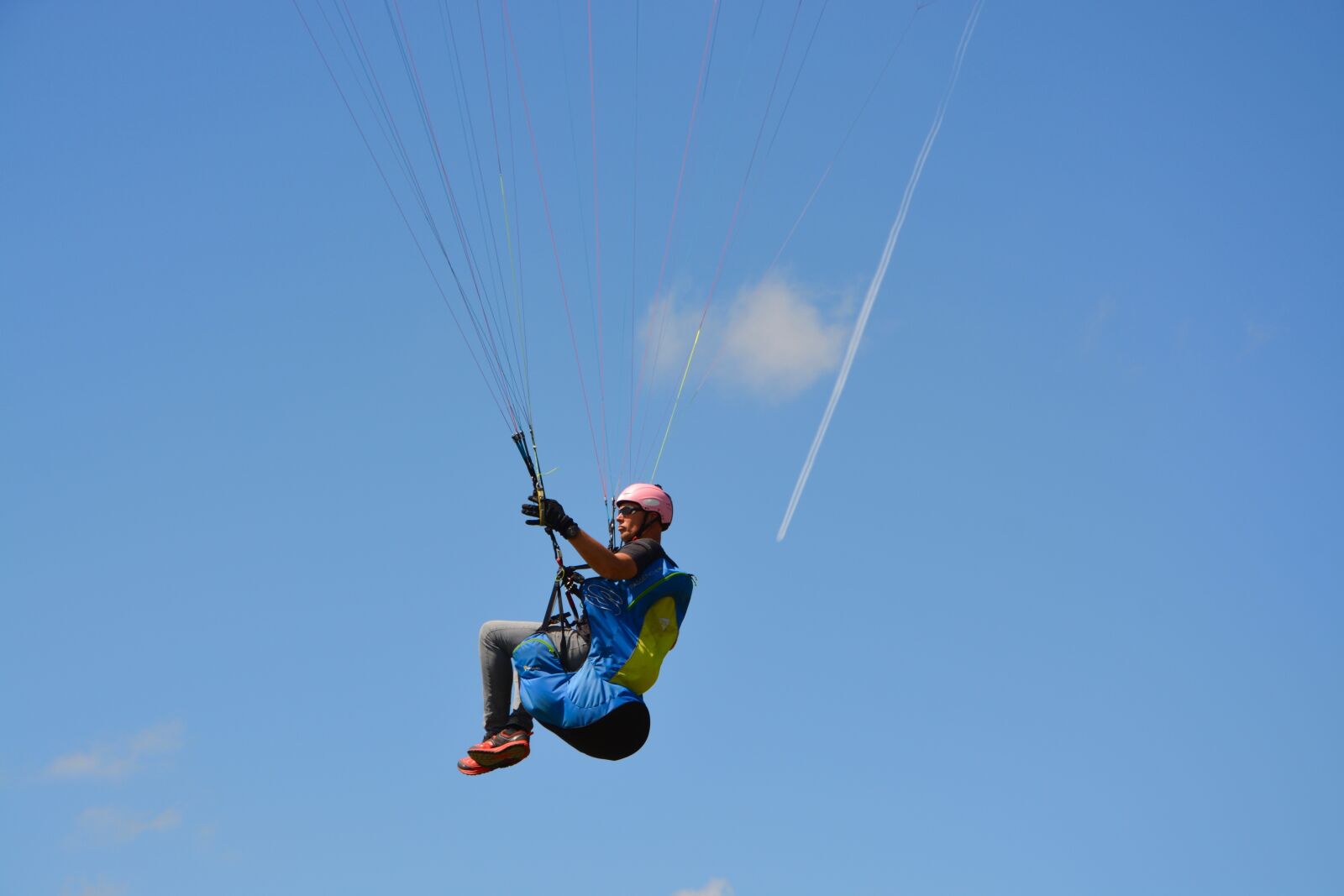 Nikon D5200 sample photo. Paragliding, paraglider, free flight photography