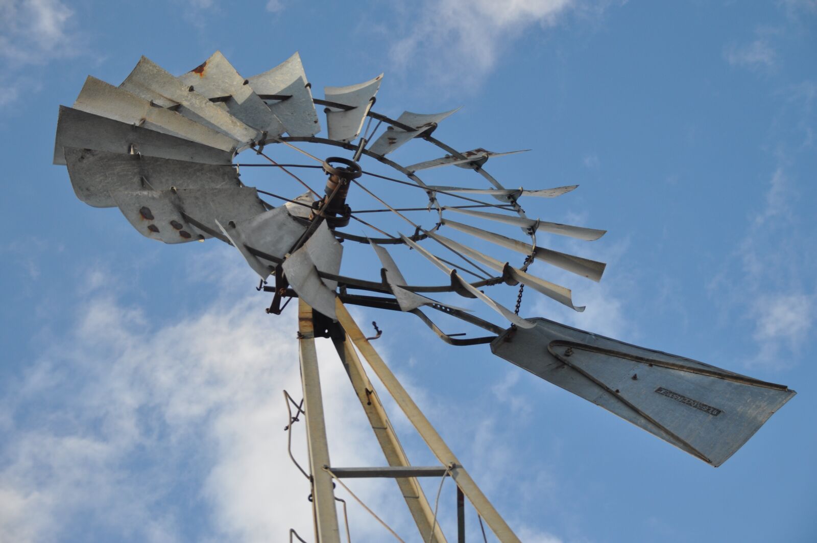 Nikon D5000 sample photo. Pinwheel, wind power, sky photography