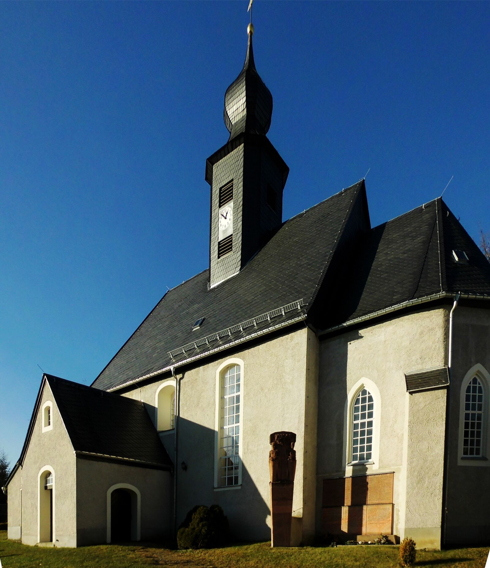 MEDION MD86824 sample photo. Church, village church, small photography