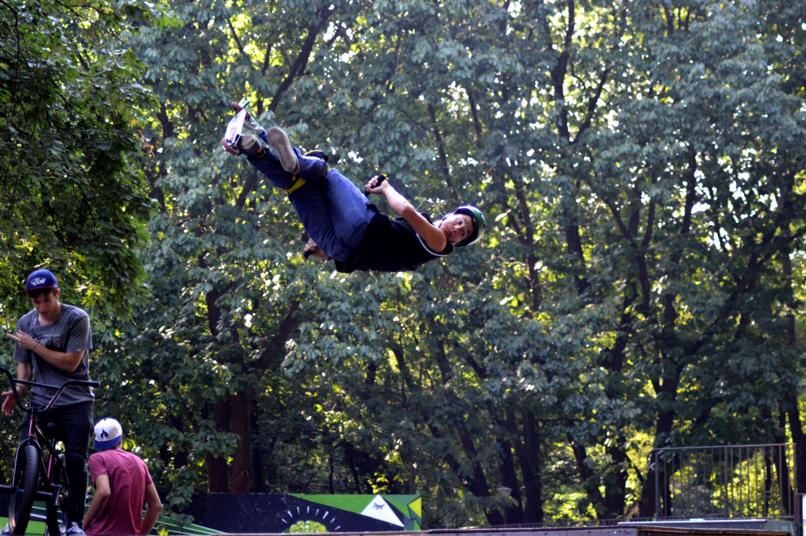 Nikon D3200 sample photo. Sports, cycling, jump photography