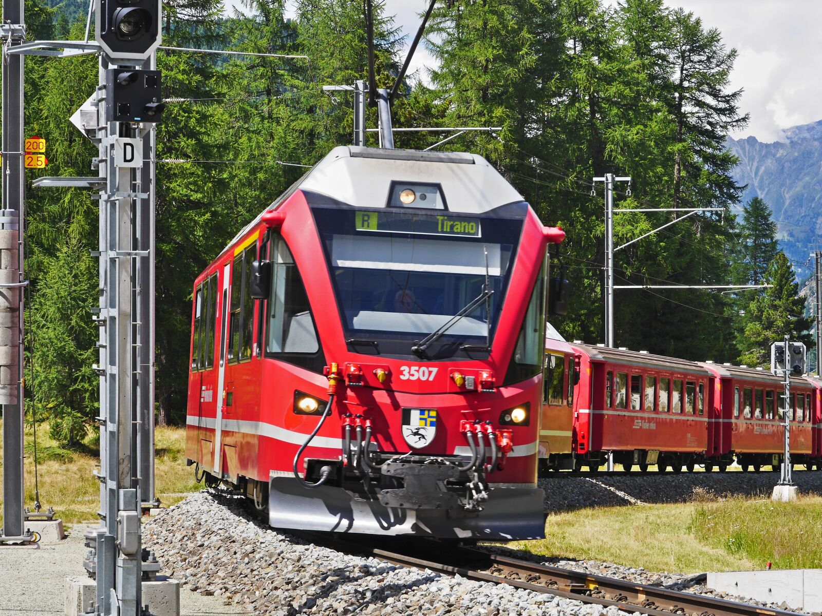 Panasonic Lumix DMC-GH3 sample photo. Bernina railway, mountain ride photography