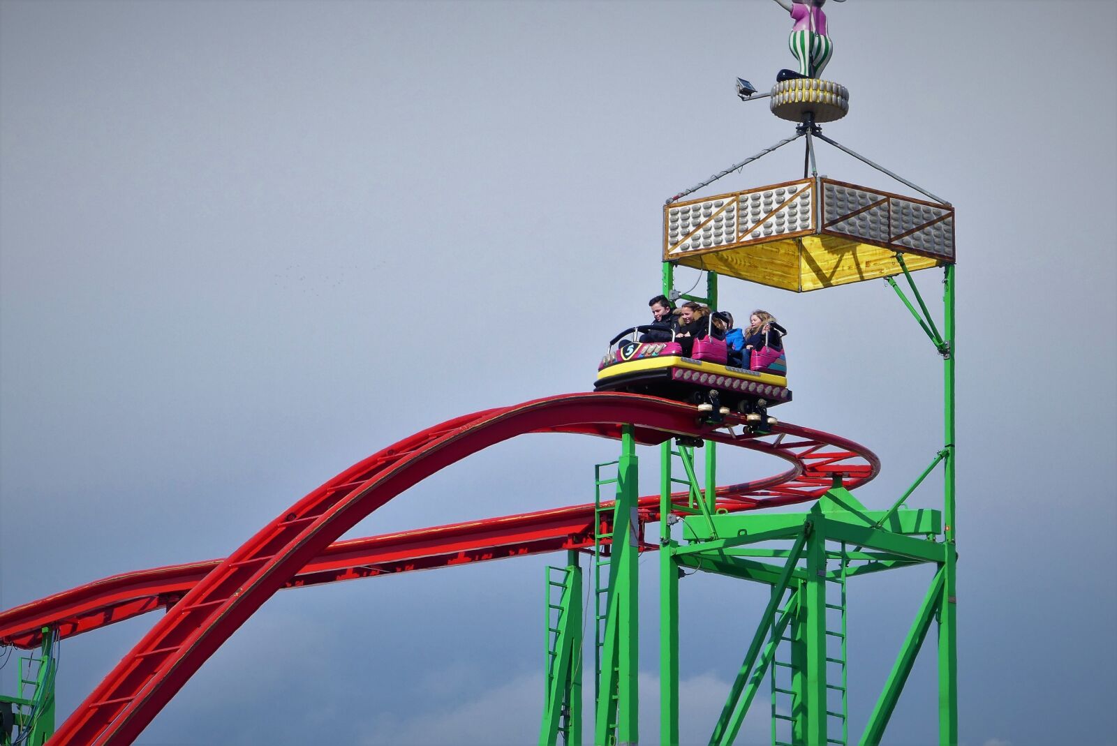 Panasonic Lumix DMC-FZ300 sample photo. Roller coaster, kamble, ride photography