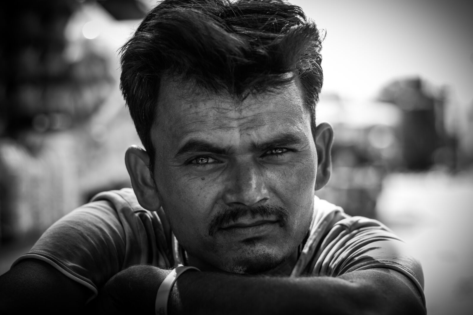 Canon EOS 7D Mark II sample photo. Portrait, man, black and photography