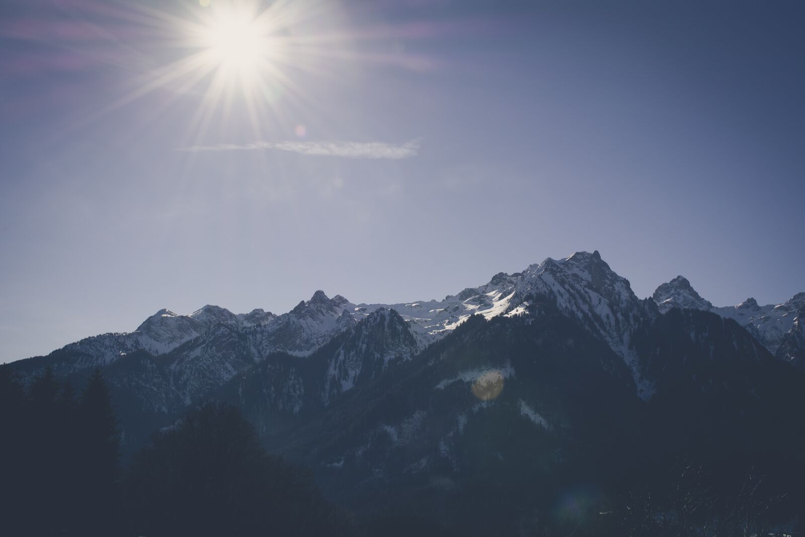 Nikon D7100 sample photo. Landscape, mountain, sun photography