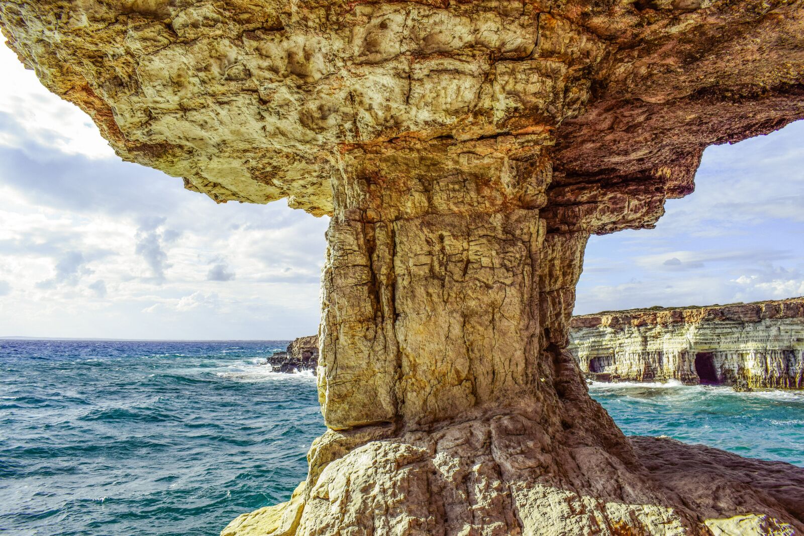 Nikon D3300 sample photo. Sea caves, nature, geological photography