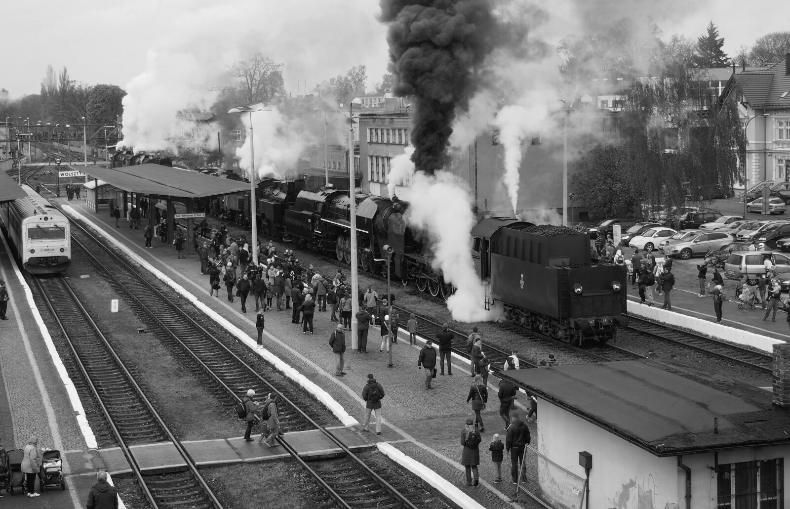 Olympus PEN E-PL6 sample photo. Wolsztyn, poland, steam locomotive photography