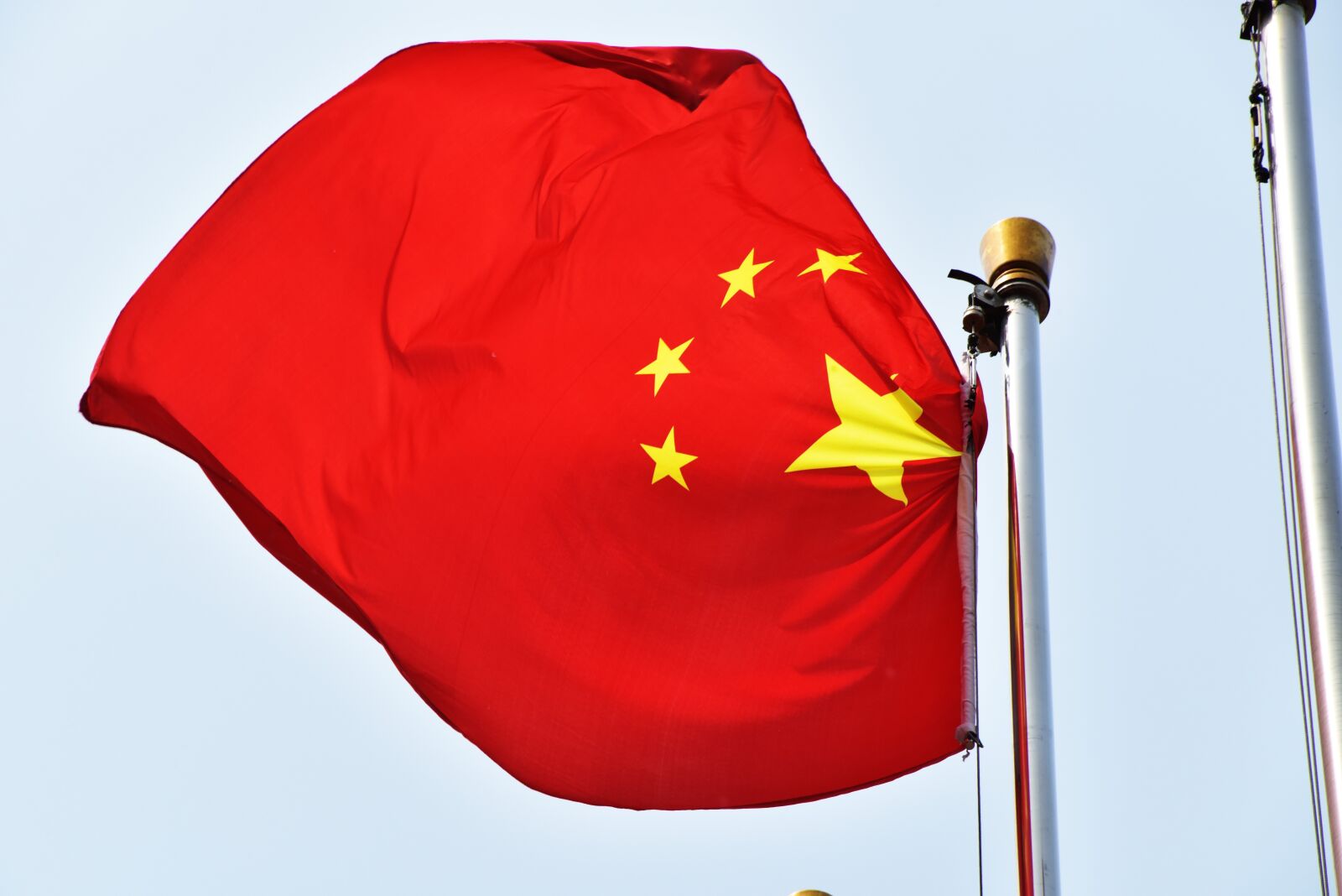 Nikon D810 sample photo. The chinese national flag photography