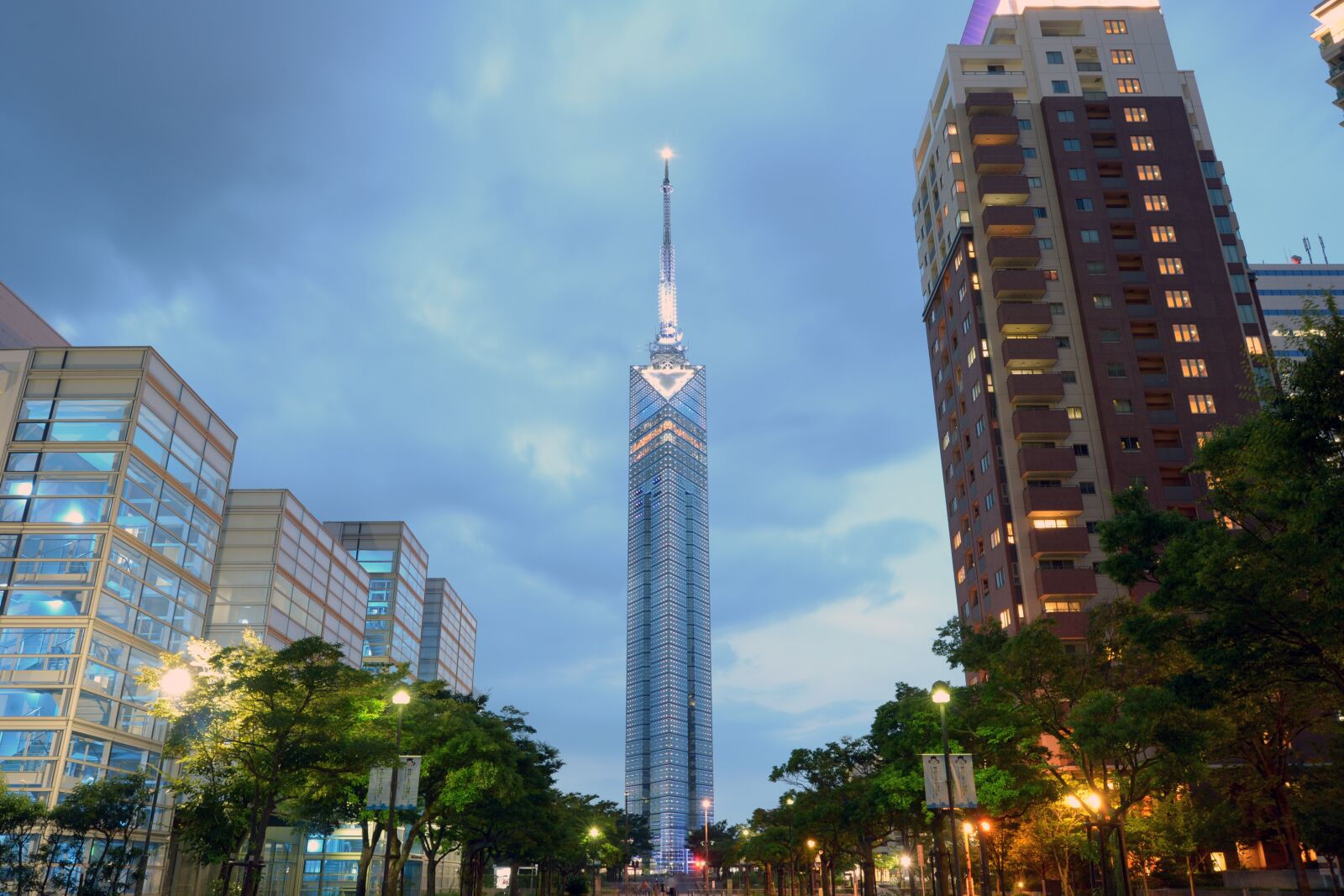 Nikon D600 sample photo. Fukuoka, fukuoka tower, sunset photography