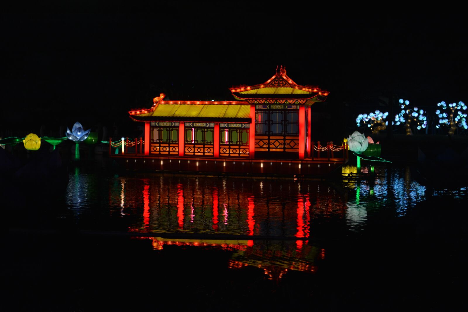 Nikon D7100 sample photo. Light, castle, night photography