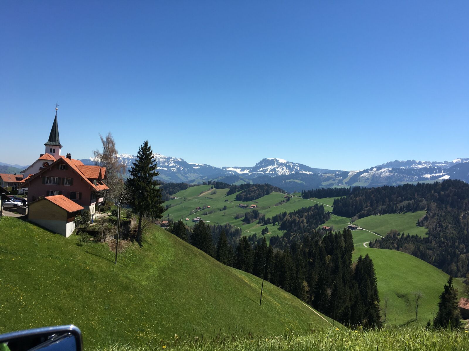 Apple iPhone 6s + iPhone 6s back camera 4.15mm f/2.2 sample photo. Spring, switzerland, mountain photography