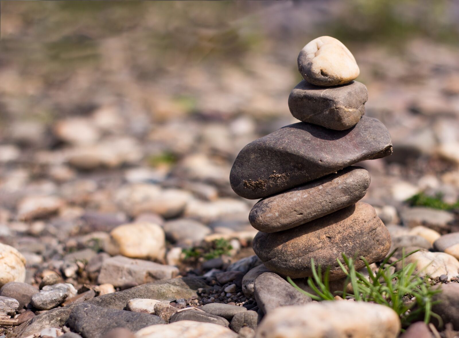 Canon EOS 700D (EOS Rebel T5i / EOS Kiss X7i) + Canon EF 50mm f/1.8 sample photo. Cairn, stones, nature photography