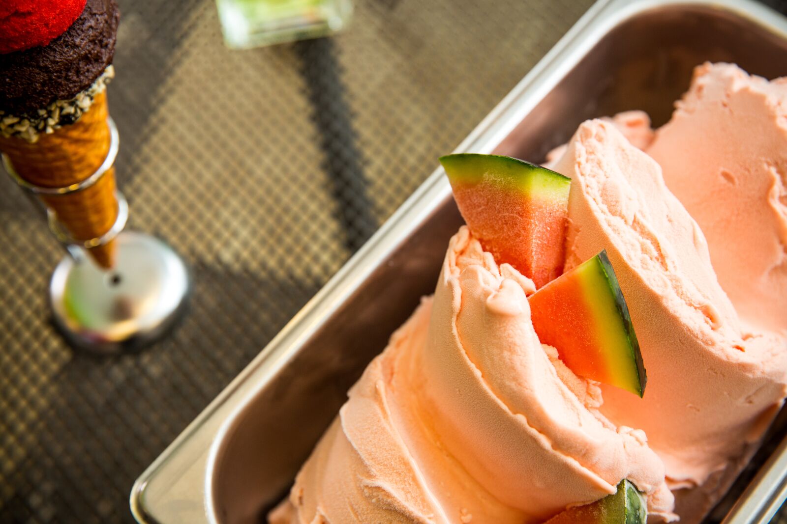 Canon EF 24-70mm F2.8L II USM sample photo. Ice cream, watermelon, watermelon photography