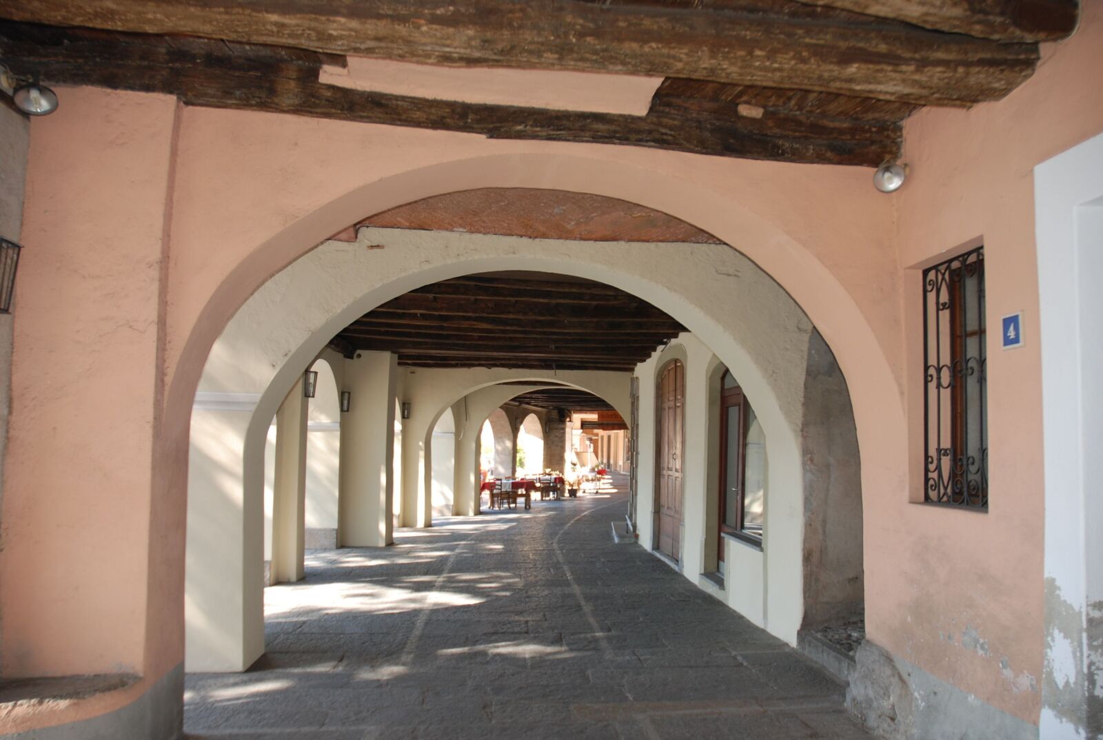 Nikon D80 sample photo. Morcote, archi, tourism photography