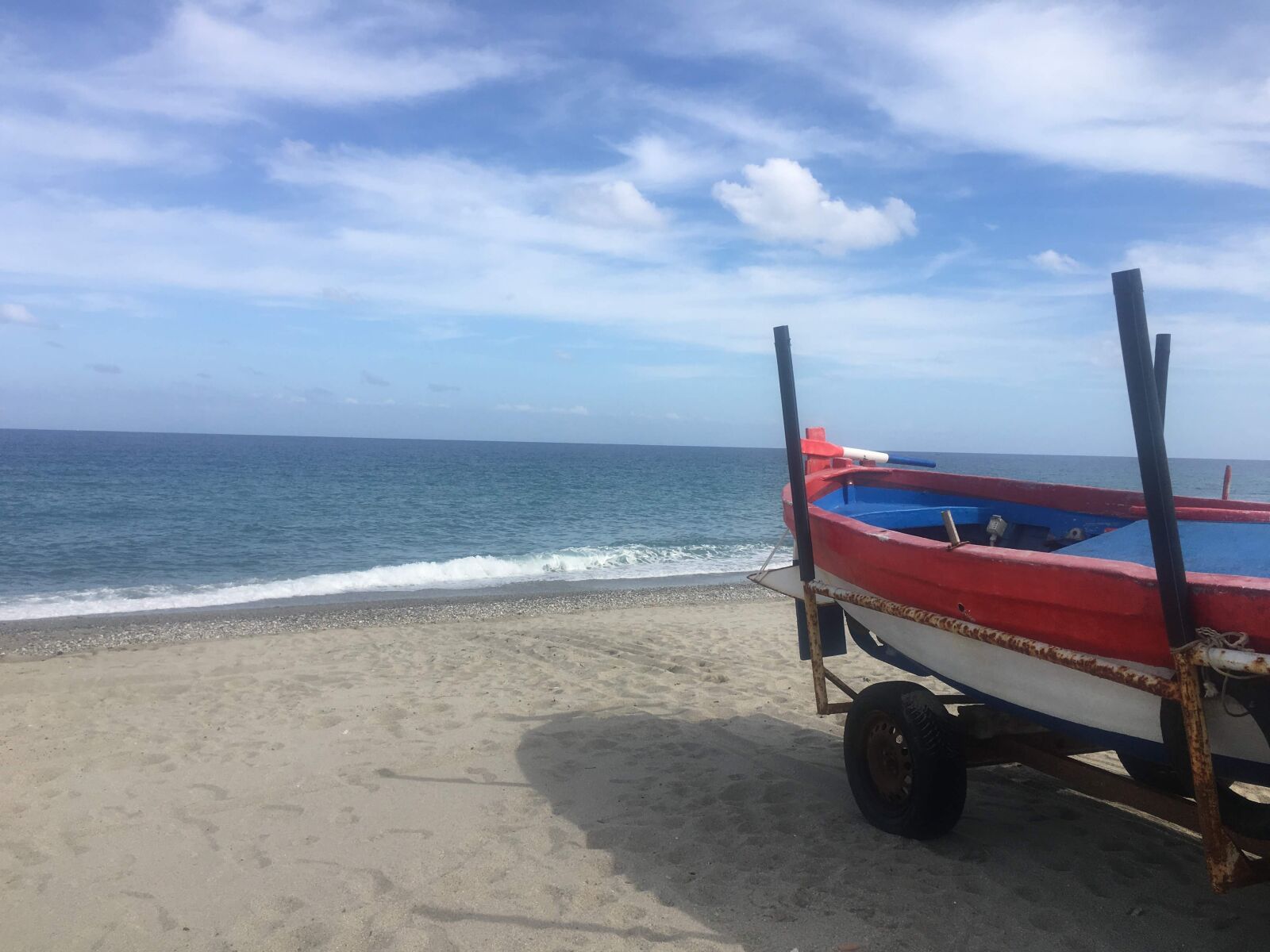 Apple iPhone 6s sample photo. Boat, sea, nature photography