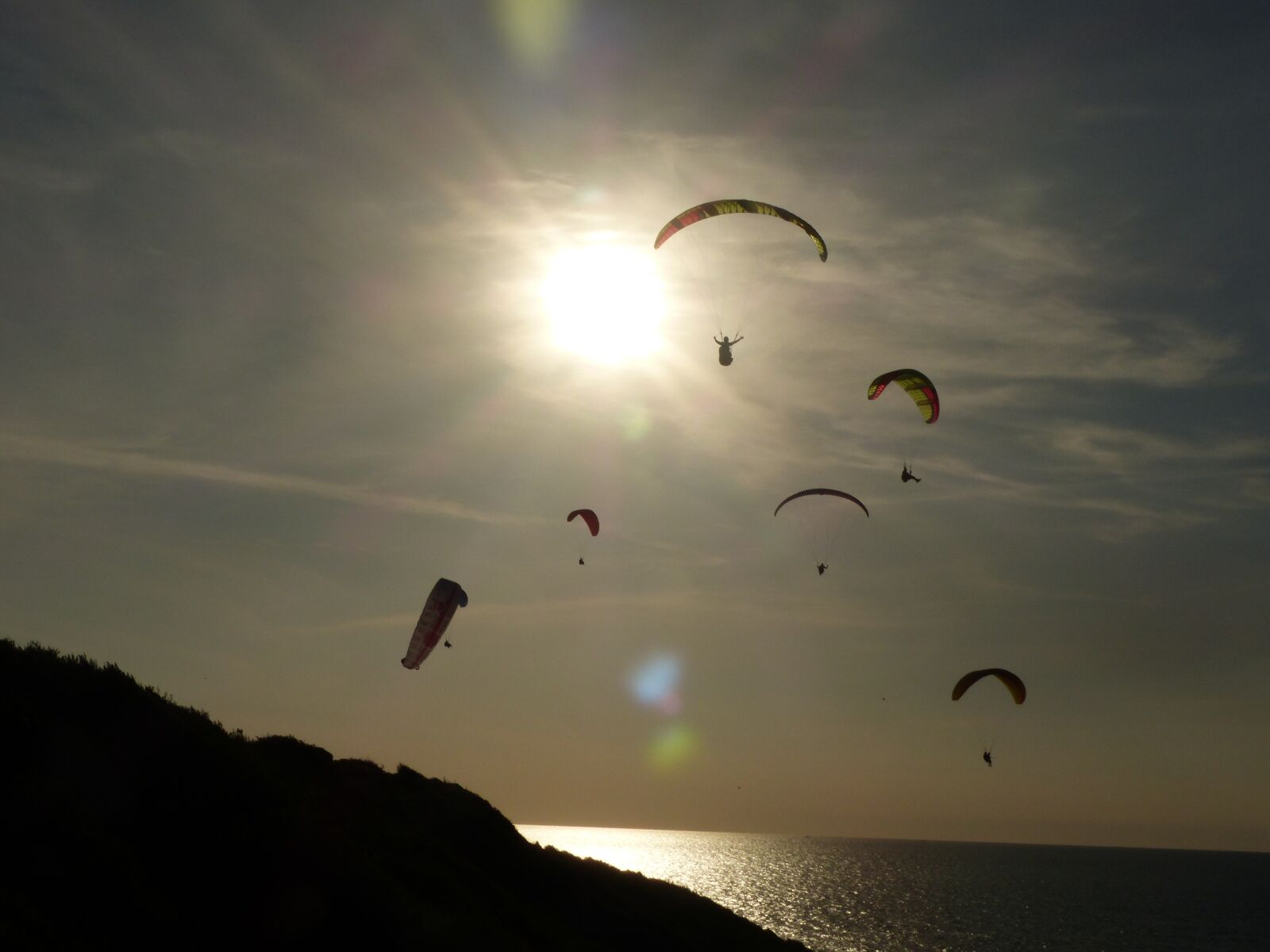 Panasonic Lumix DMC-FZ200 sample photo. Paragliding, wing, sun photography