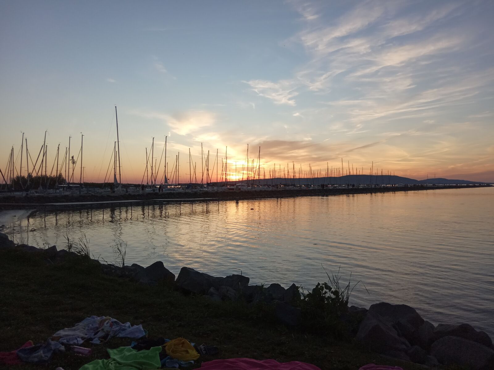 Xiaomi Redmi 6A sample photo. Lake balaton, lake, sunset photography