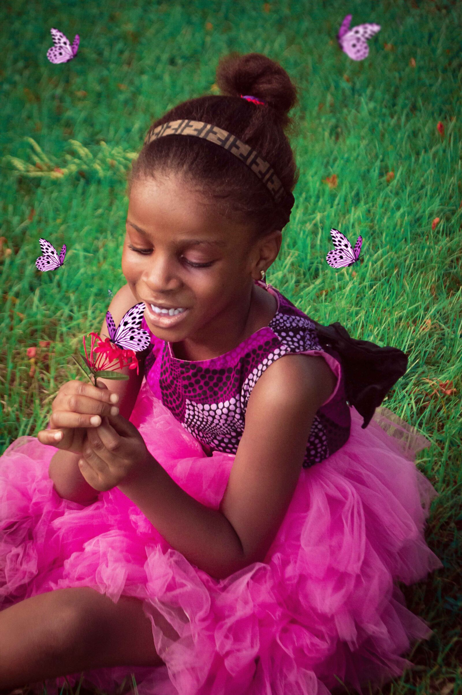 Nikon D3200 sample photo. Cute, kid, garden photography