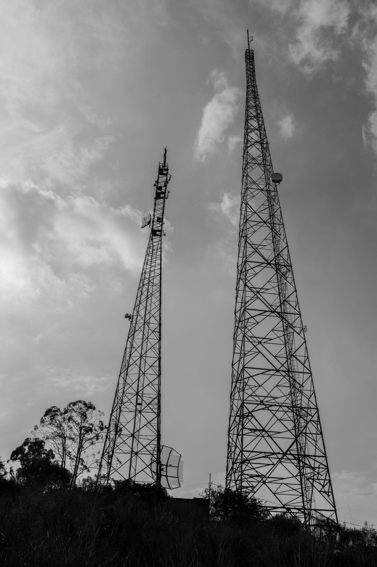 Nikon D3200 sample photo. Communications, tower, cell photography
