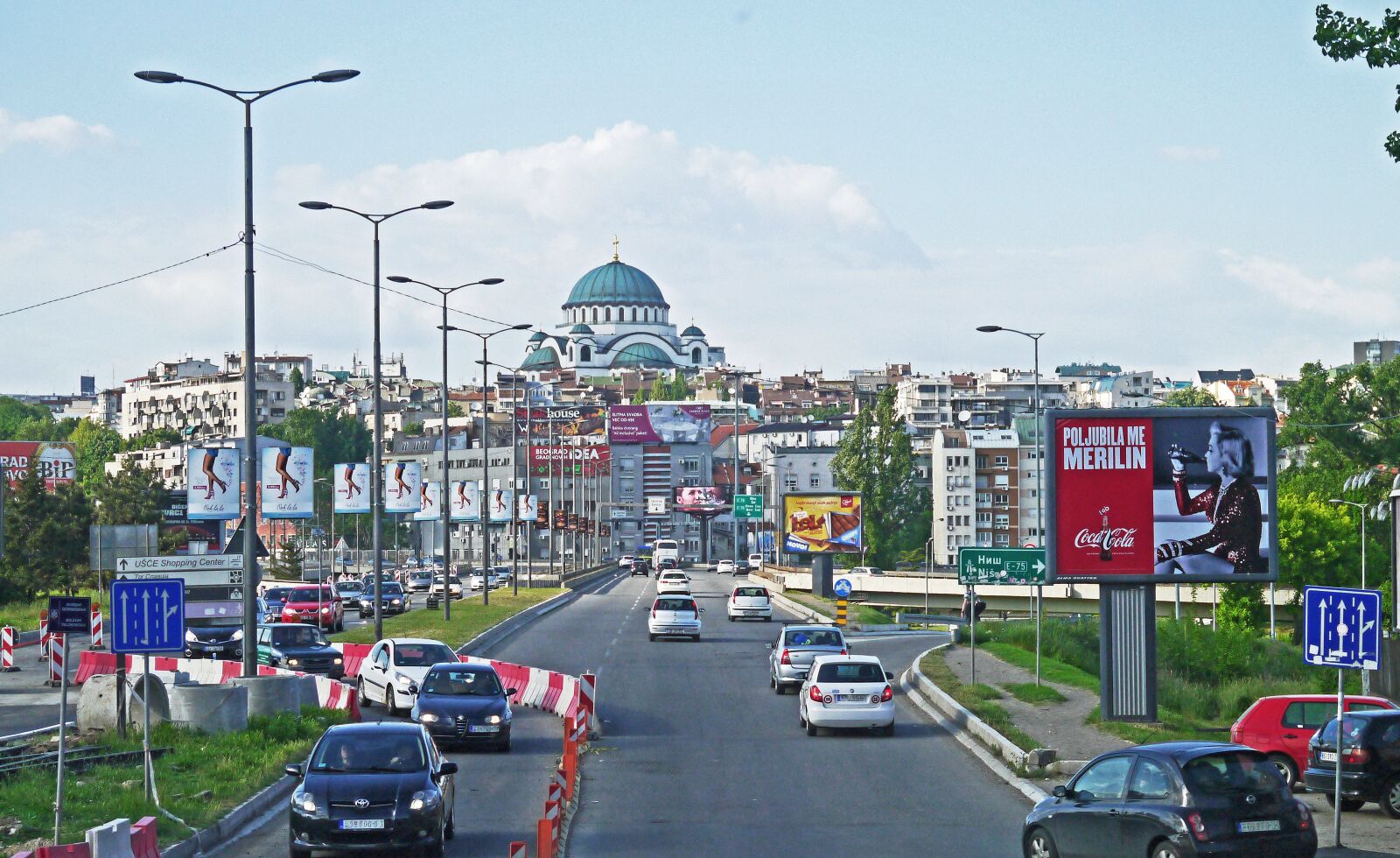 Panasonic Lumix DMC-GX1 sample photo. Belgrade, incident road, capital photography