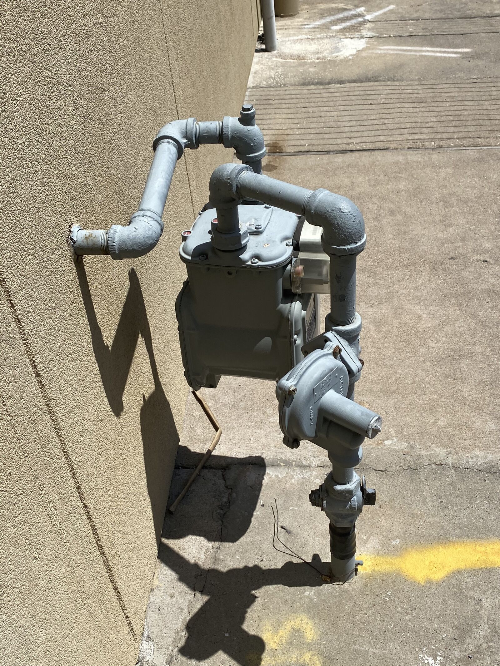 Apple iPhone 11 Pro sample photo. Gas, meter, gas meter photography