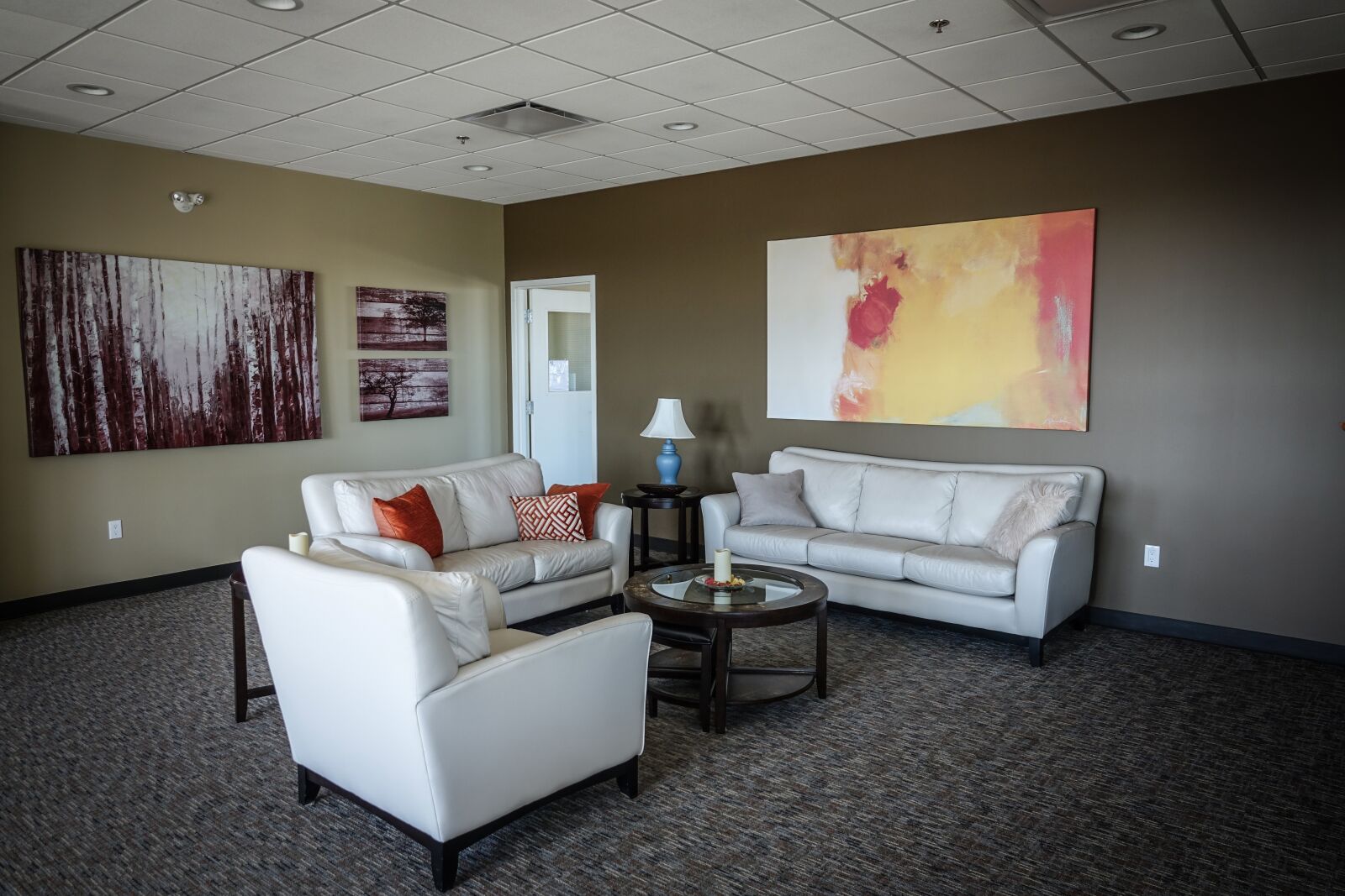 Sony Cyber-shot DSC-RX10 III sample photo. Waiting room, couch, painting photography