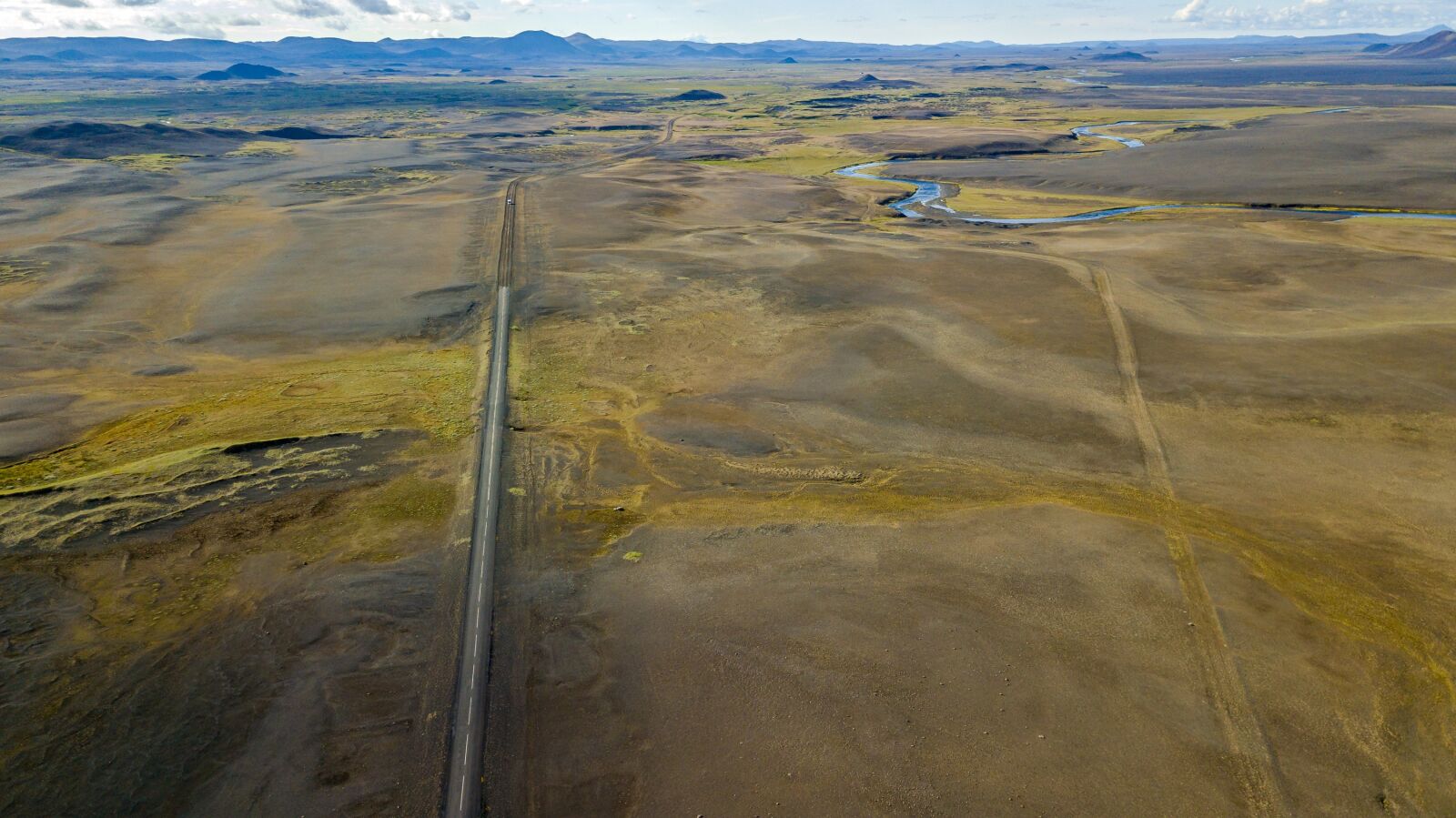 DJI FC220 sample photo. Iceland, way, road photography
