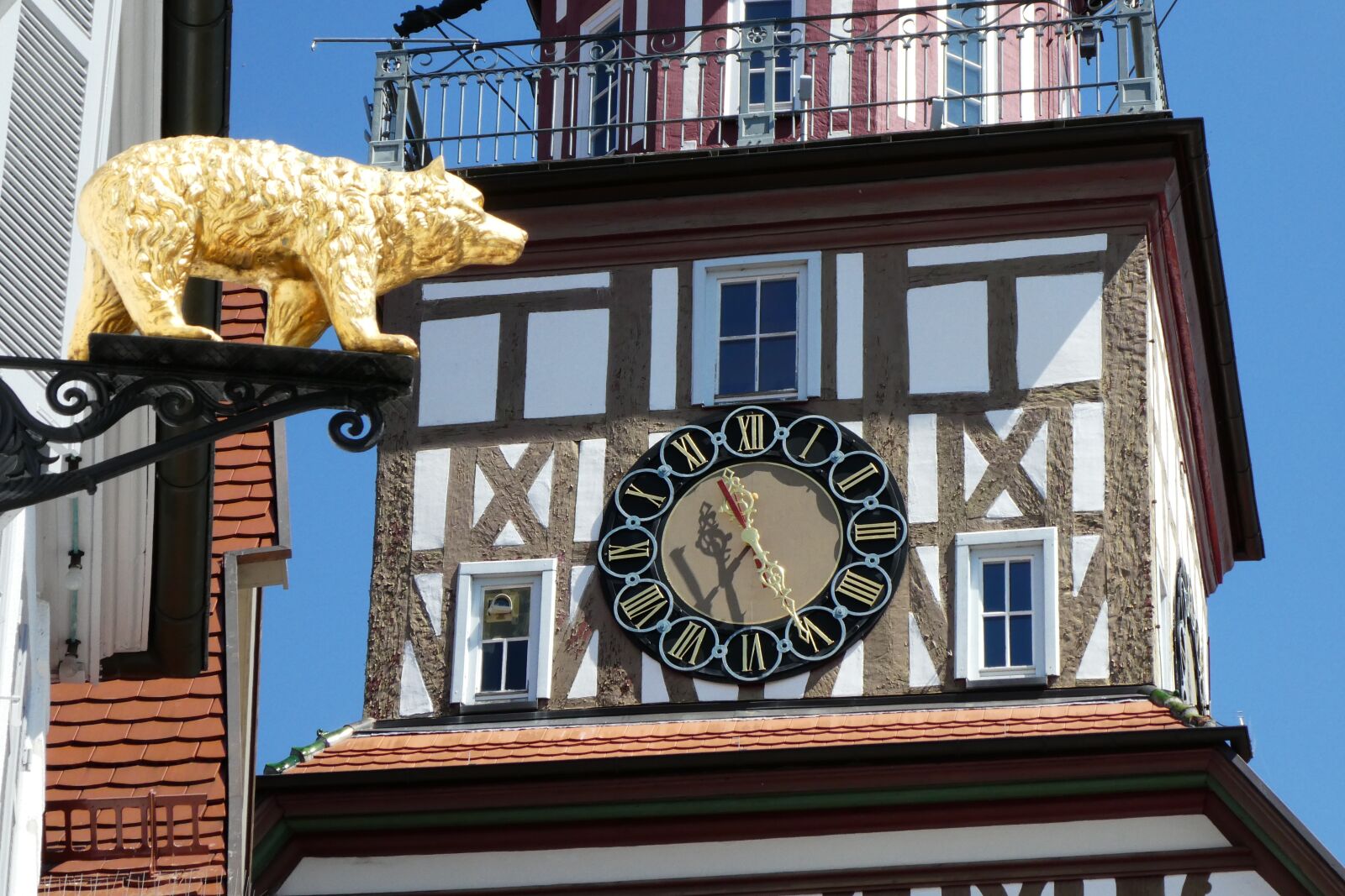 Panasonic DMC-TZ81 sample photo. Kirchheim, teck, clock photography