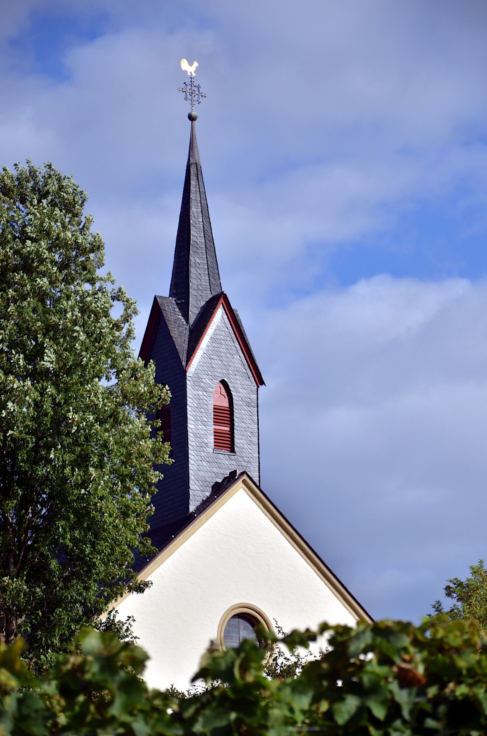 Nikon D7000 sample photo. Church, tower, tree photography