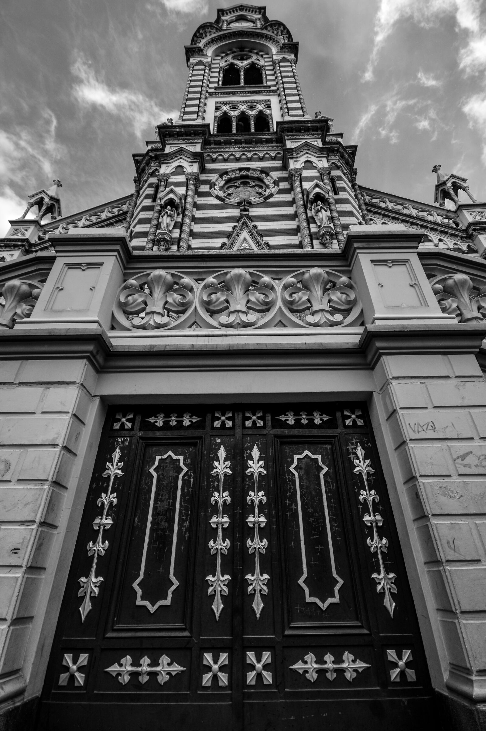 Nikon D3200 sample photo. Church, blancoynegro, architecture photography