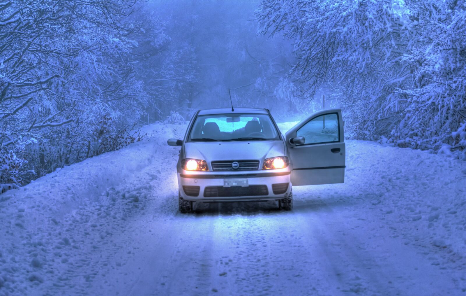 Nikon D5300 sample photo. Car, winter, mountain photography