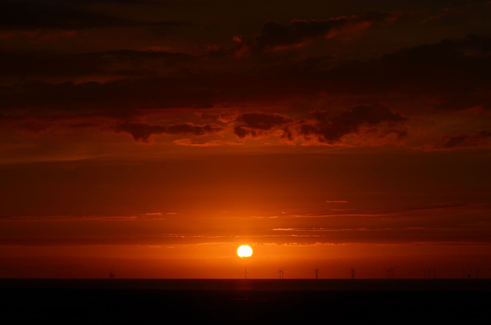 Nikon D5100 sample photo. Borkum, sunset, afterglow photography