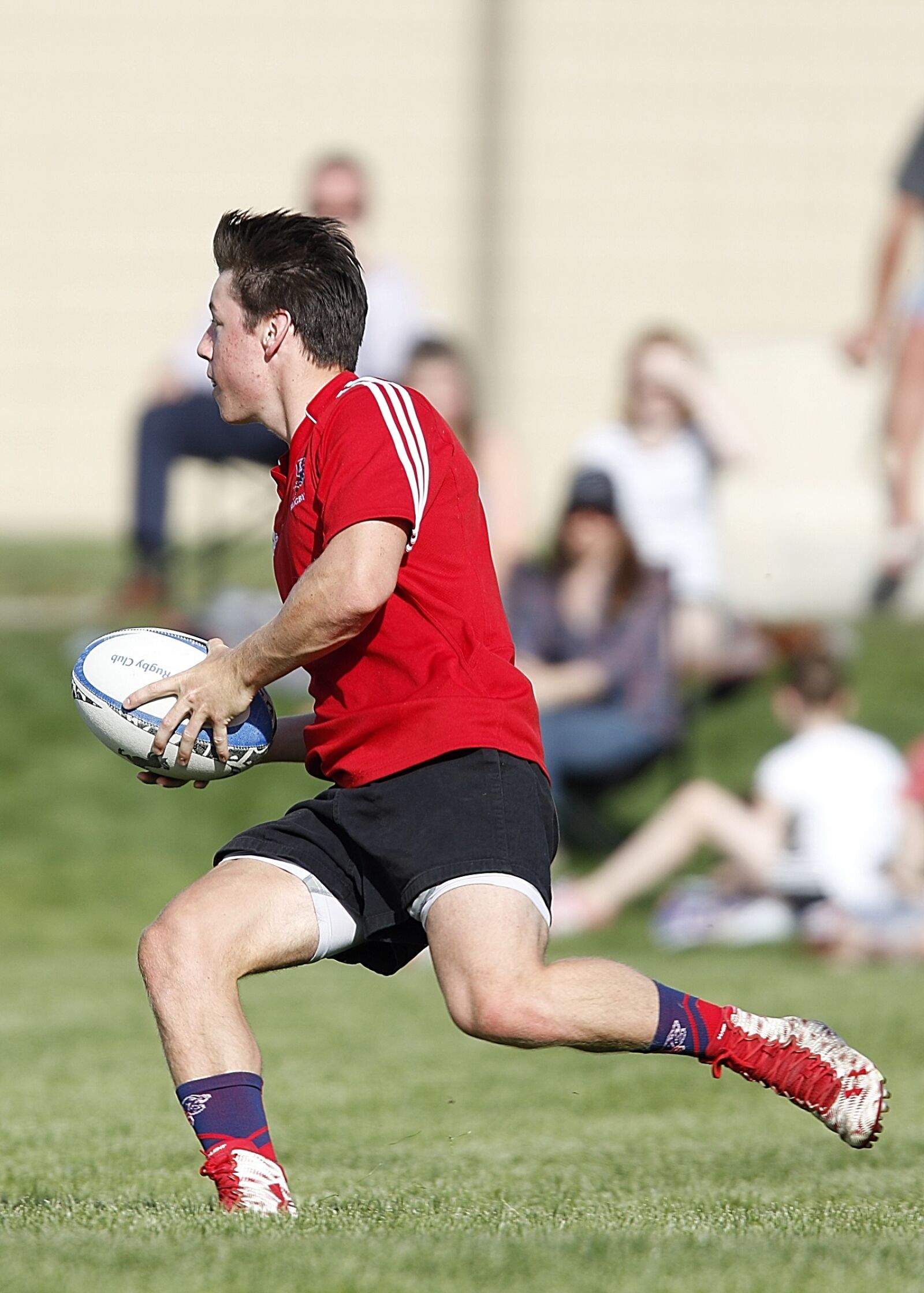 Canon EF 300mm F2.8L IS USM sample photo. Rugby, runner, player photography