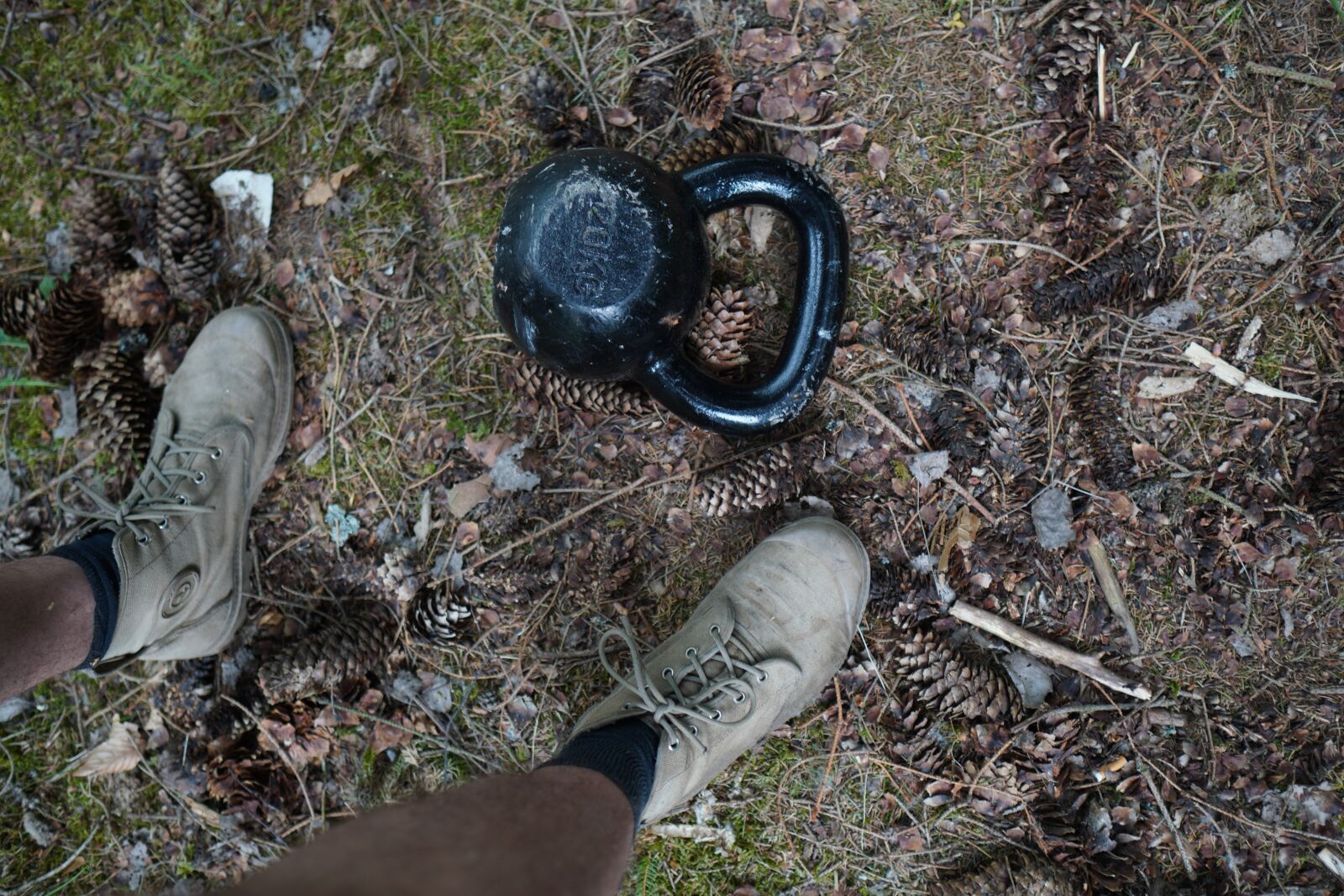 Sony a6400 + Sigma 16mm F1.4 DC DN | C sample photo. Carnivore, kettlebell, trening photography